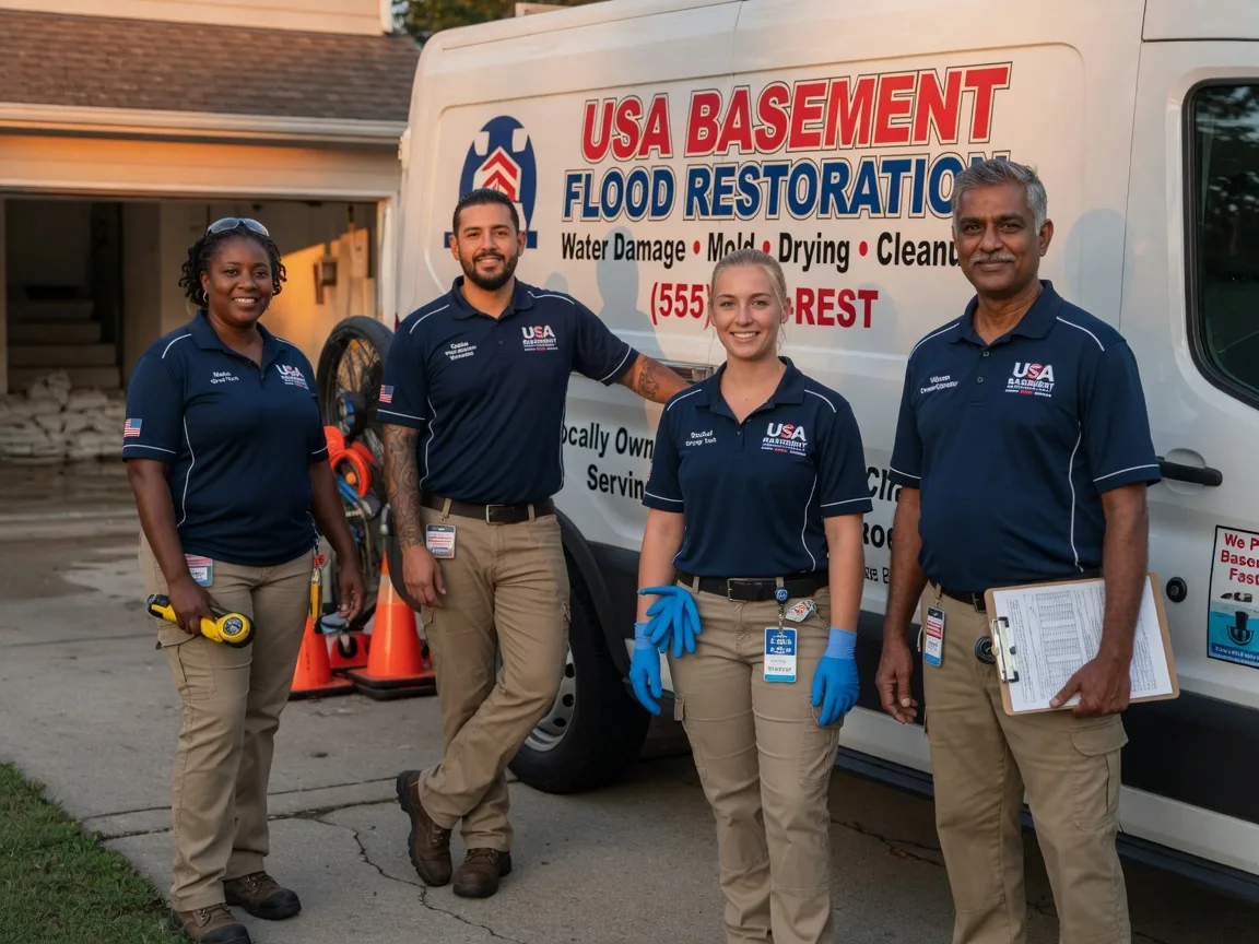 Basement Flood Cleanup company in Tigerton, WI