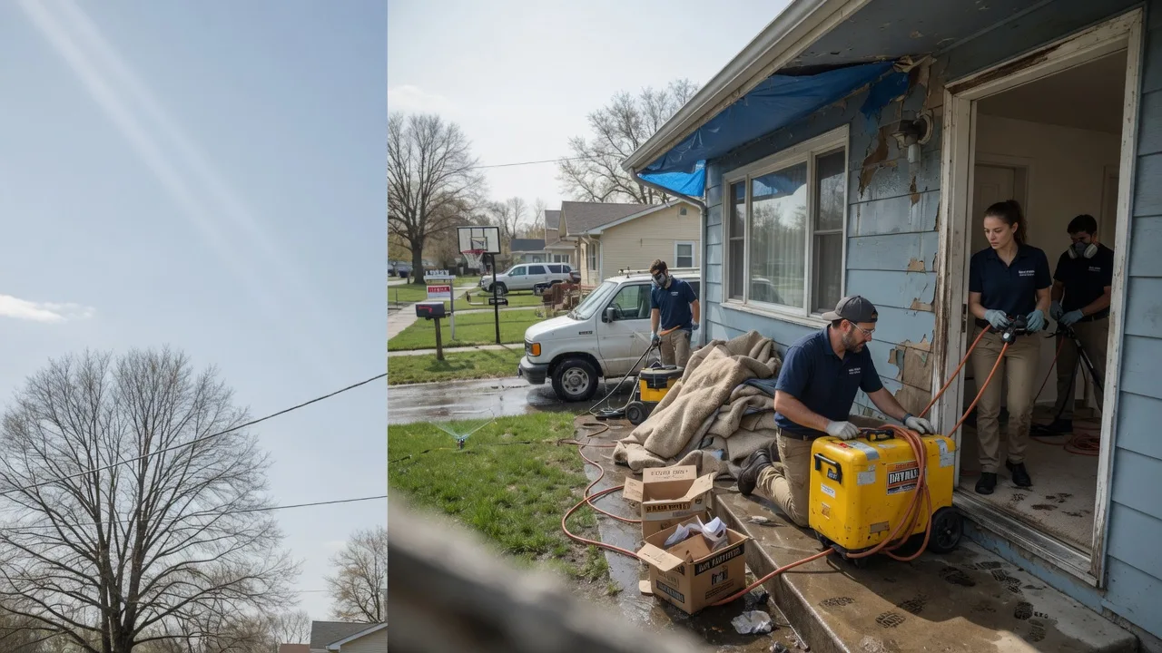 Basement Flood Cleanup in Tigerton, WI near me